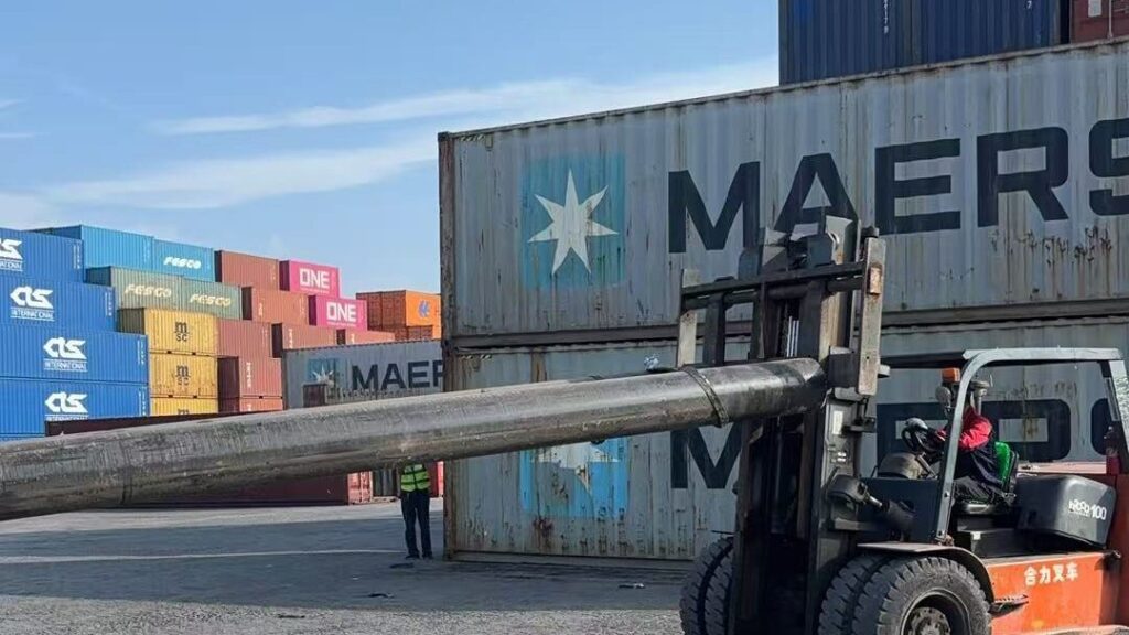 700-ton order of seamless steel pipes successfully delivered to Algerian customer